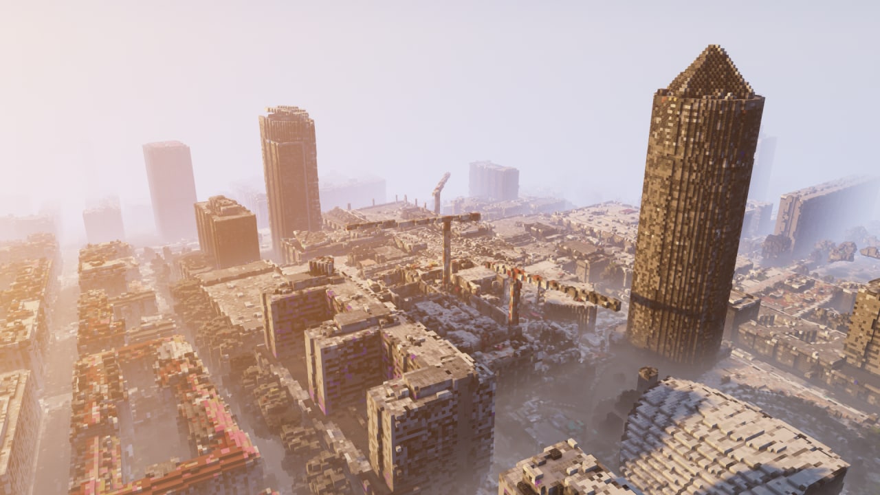 La tour crayon de Lyon dans Minecraft